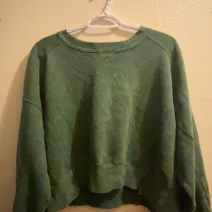 SO Forest Green Pullover cropped